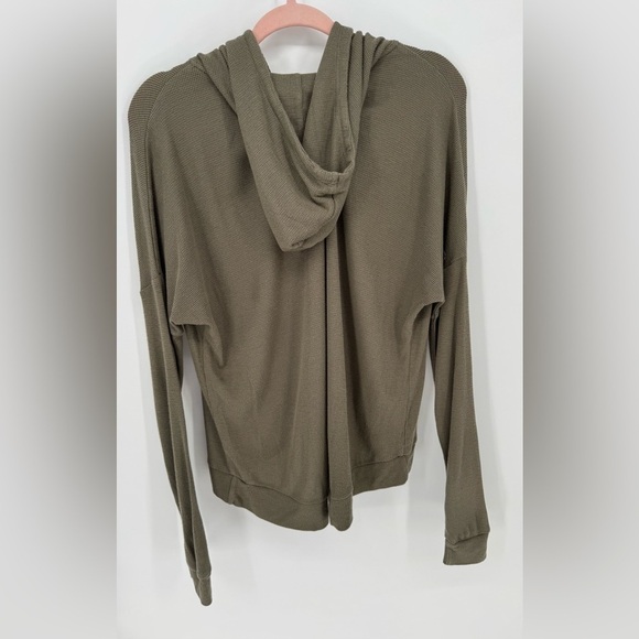 Victorias Secret Supermodel Essentials Olive Green Hooded Pullover Size Small - Picture 2 of 11